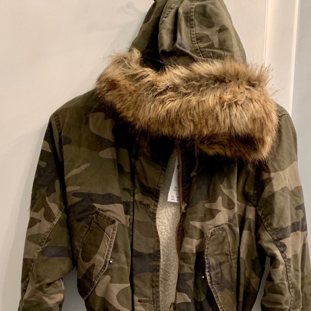 Abercrombie & Fitch Camo Coat